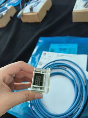 Perangkat Medis Spo2 Ekstensi Kabel M1943AL Dengan 9 Lubang 3M 8 Pin
