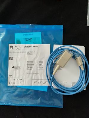Perangkat Medis Spo2 Ekstensi Kabel M1943AL Dengan 9 Lubang 3M 8 Pin