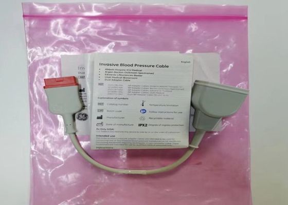 30cm GE Invasif Tekanan Darah Kabel Dengan Dual IBP Adapter 2005772-001