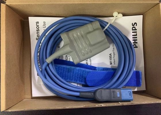 PHILIP M1191BL Sensor Spo2 Dewasa Digunakan Lagi 3m D Kepala 8 Pin Ref 989803144381