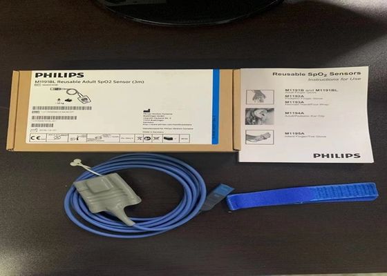 PHILIP M1191BL Sensor Spo2 Dewasa Digunakan Lagi 3m D Kepala 8 Pin Ref 989803144381