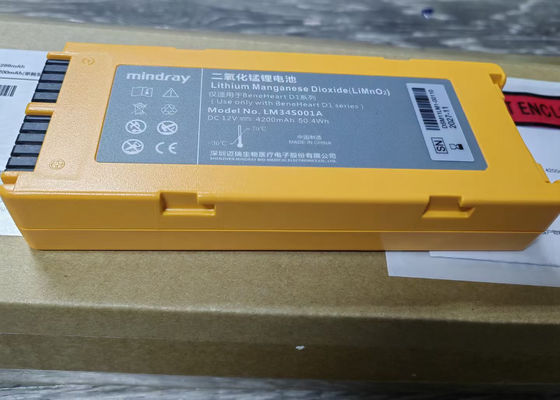 Baterai peralatan medis Li-MnO2 12V 4200mAh 115-026737-00 LM34S001A