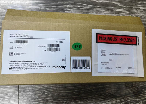 Baterai peralatan medis Li-MnO2 12V 4200mAh 115-026737-00 LM34S001A