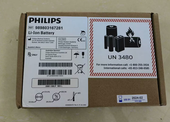 989803167281 Baterai Peralatan Medis Untuk HeartStart XL+ Defibrillator