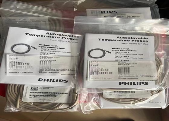 PHLIP 21075A 21076A Monitor Pasien Aksesoris Probe Suhu Autoclavable