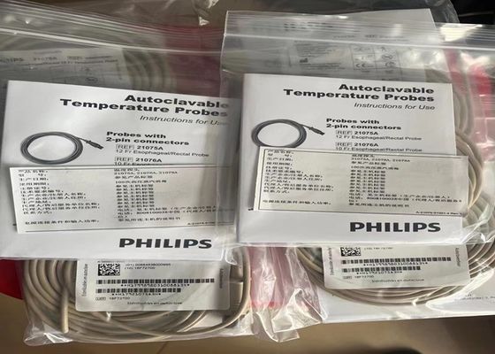 PHLIP 21075A 21076A Monitor Pasien Aksesoris Probe Suhu Autoclavable