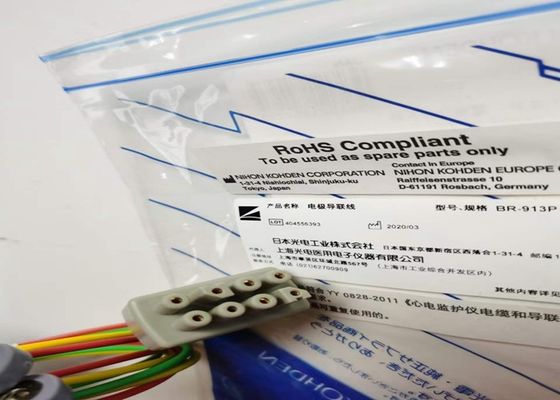 NIHON KOHDEN Peralatan Medis suku cadang kabel BR-913P Snap On Tipe K910A