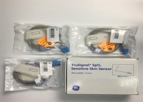 3 Pcs In One Box TruSignal SpO2 Sensor Kulit Sensitif 9 Pin / Dapat Digunakan Lagi