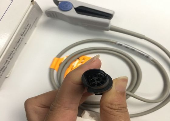 1M Konsumsi Alat Medis, GE Trusignal Spo2 Finger Sensor Ref TS-F1-H Kepala Bulat