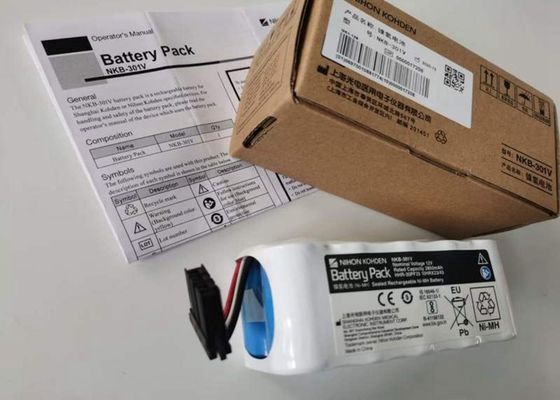 2800mAh baterai isi ulang Ni Mh, 12v Nkb 301v Nihon Kohden