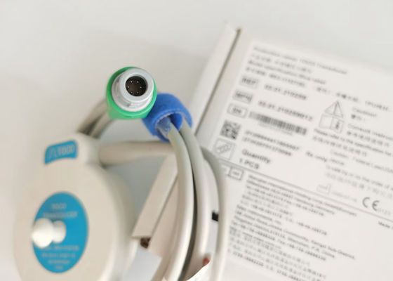 MS3-31527 Toco Transducer Probe 6 Needle Single Slot Blue Ribbon Velcro 2,5m Panjang