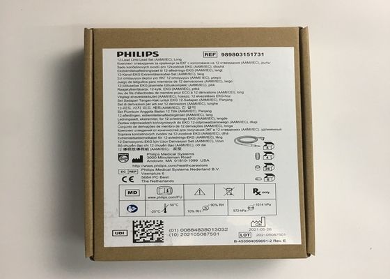 PHLIP ECG suku cadang, AMMI IEC 12 Lead EKG Limb Lead 1.4M 989803151731