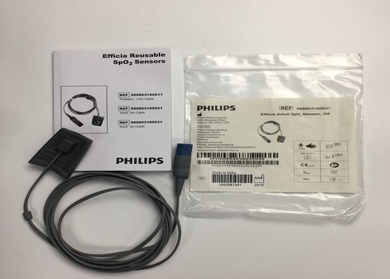 Phlip Efficia Sensor SpO2 yang dapat digunakan kembali D Kepala 8 Pin 3M 989803160631