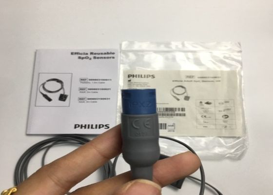 Phlip Efficia Sensor SpO2 yang dapat digunakan kembali D Kepala 8 Pin 3M 989803160631