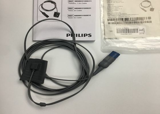 Phlip Efficia Sensor SpO2 yang dapat digunakan kembali D Kepala 8 Pin 3M 989803160631