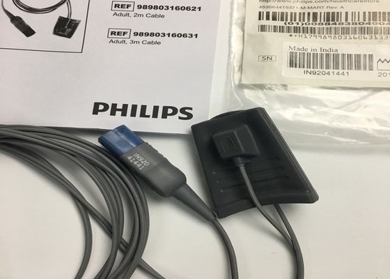Phlip Efficia Sensor SpO2 yang dapat digunakan kembali D Kepala 8 Pin 3M 989803160631