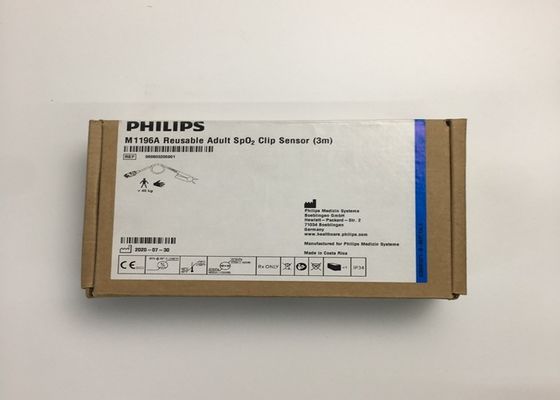Phlip M1196A EKG suku cadang, sensor jari klip 3M dengan 8 konektor PIN