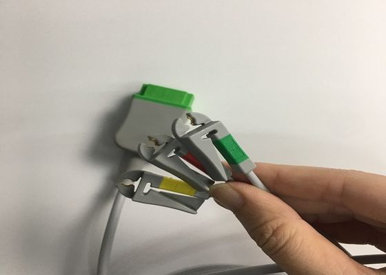 Multi Link ECG Bagian Penggantian Kabel 3 Lead Dengan Integrated Grabber Lead Wire 3.6M