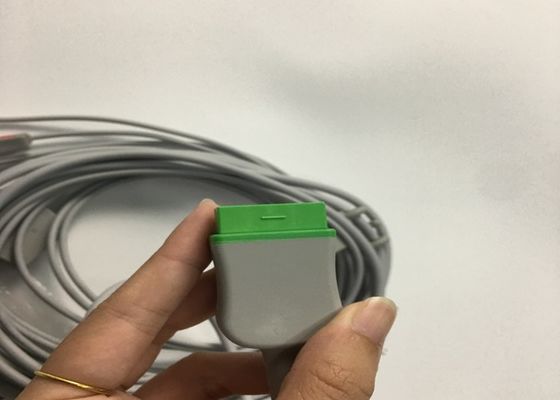3 Lead ECG Trunk Kabel 2106309-002 Dengan Integrasi Grabber Leadwire 12FT