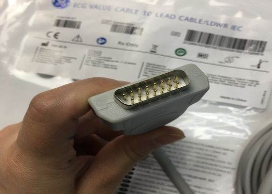 10 Batang ECG Batang ECG Bagian pengganti Kabel GE2104726-001 Standar UE