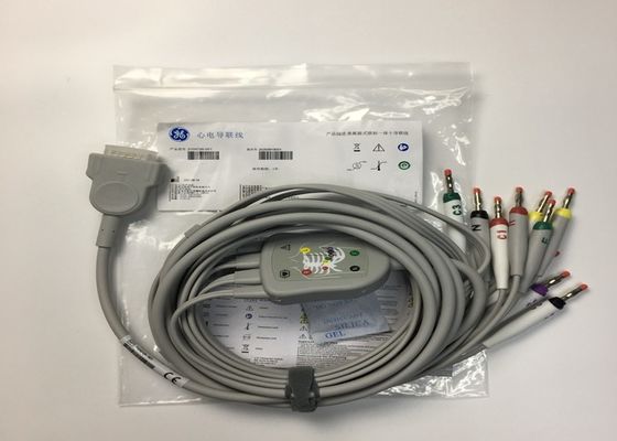 10 Batang ECG Batang ECG Bagian pengganti Kabel GE2104726-001 Standar UE