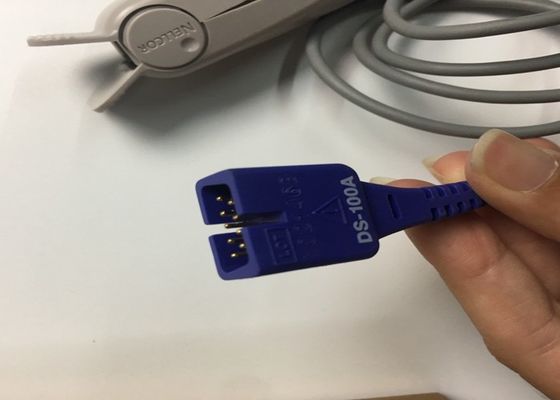 DS100A Penggunaan Ulang  Dewasa Spo2 Sensor 9 pin Untuk perangkat medis