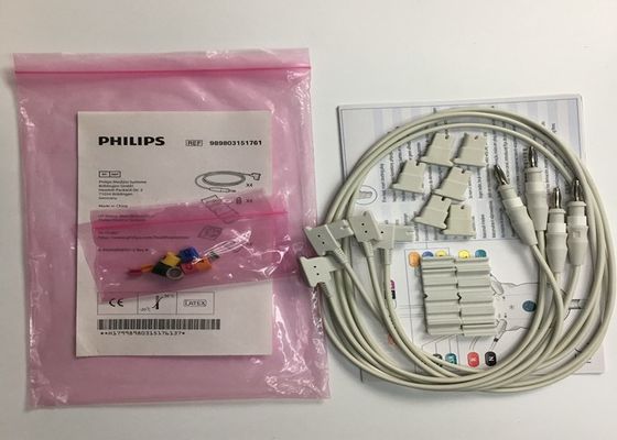 989803151761 Perlengkapan Perlengkapan Medis 4 Lead Untuk TC50 Phlip Patient Monitor