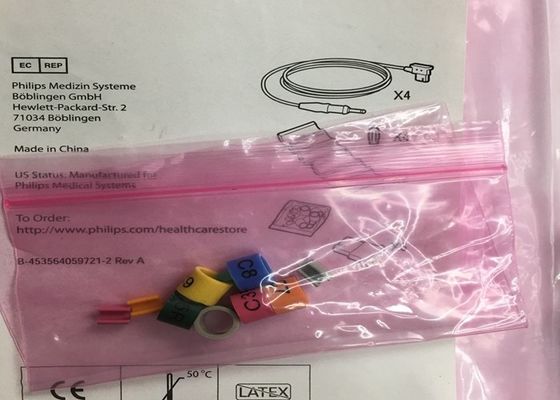 989803151761 Perlengkapan Perlengkapan Medis 4 Lead Untuk TC50 Phlip Patient Monitor