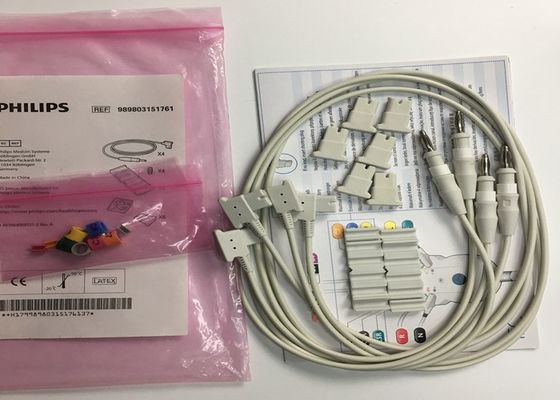 989803151761 Perlengkapan Perlengkapan Medis 4 Lead Untuk TC50 Phlip Patient Monitor