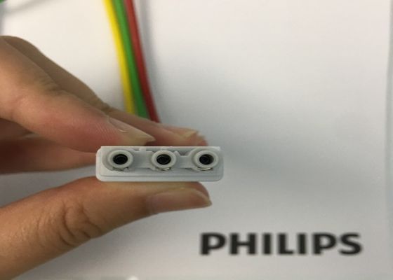 M1674A EKG Lead Set Kabel 3 Lead IEC ICU 1M Untuk Peralatan Medis