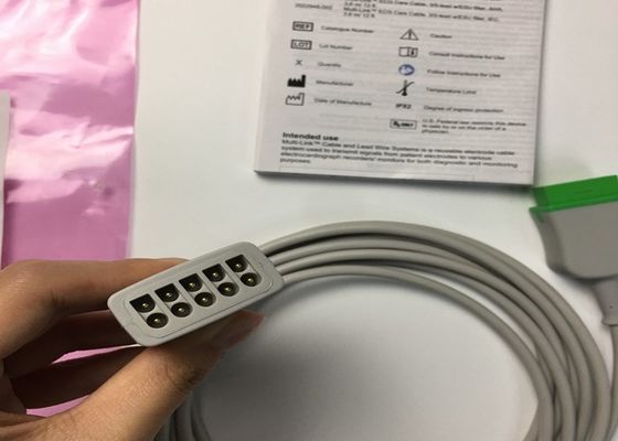 GE Dewasa Multi Link EKG Lead Kabel 3 Lead 5 Lead 3.6M 12ft 2017003-001