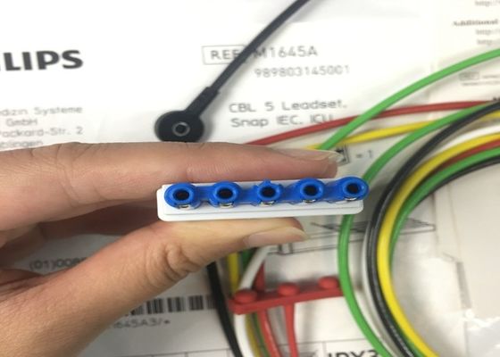 M1645A IntelliVue peralatan medis suku cadang kabel 5 Leadset