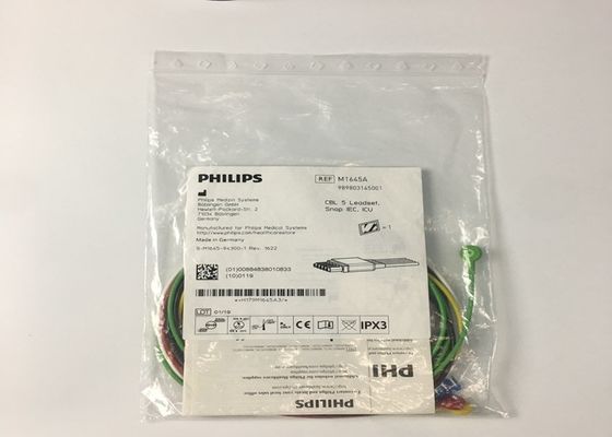 M1645A IntelliVue peralatan medis suku cadang kabel 5 Leadset