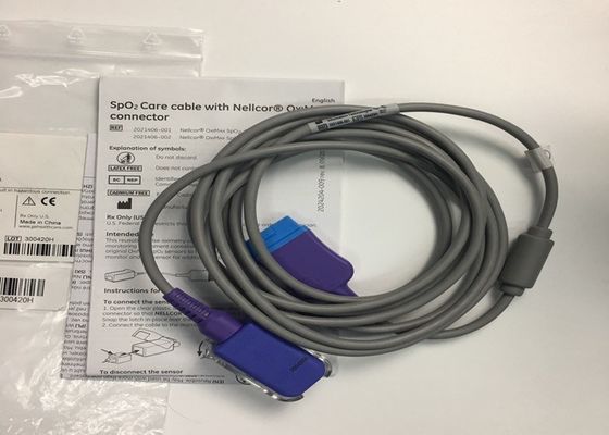 SpO2 Antarmuka Peralatan Medis Bagian Cadang Kabel 3M 10ft 2021406-001