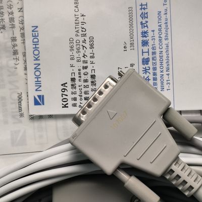 BJ-963D Perlengkapan medis bahan bakar NIHON KOHDEN Kabel pasien