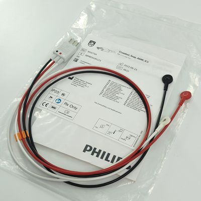 REF M1673A PHILIP Monitor Pasien CBL 3 Ledset Snap AAMI ICU PN 989803145111