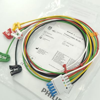 PHILIP Monitor Pasien Perangkat Medis Konsumsi CBL 5 Leadset Grabber IEC ICU REF M1971A 989803125851