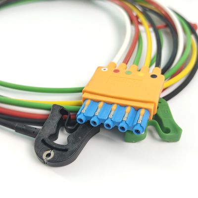 989803125871 Perlengkapan medis Konsumsi PHILIP Monitor Pasien Asli CBL 5 Leadset Grabber IEC OR REF M1974A