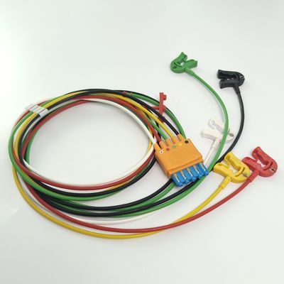 989803125871 Perlengkapan medis Konsumsi PHILIP Monitor Pasien Asli CBL 5 Leadset Grabber IEC OR REF M1974A