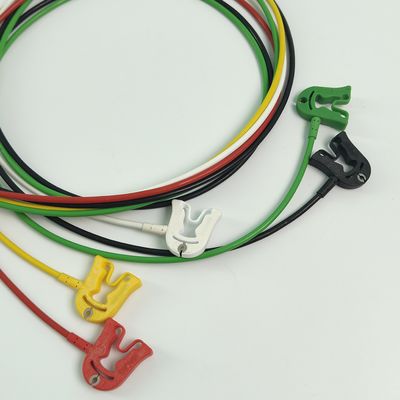 989803125871 Perlengkapan medis Konsumsi PHILIP Monitor Pasien Asli CBL 5 Leadset Grabber IEC OR REF M1974A