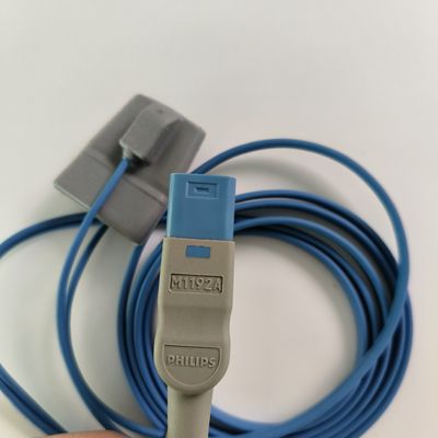 M1192A Sensor SpO2 Jari Kecil Dewasa Pediatrik yang Dapat Digunakan Lagi REF 989803103231