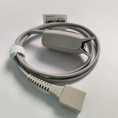 Original Split Adult Finger Clip Darah Probe Oksigen Dienkripsi 9 Pin DB9 Trapezoidal PN 15-100-0013