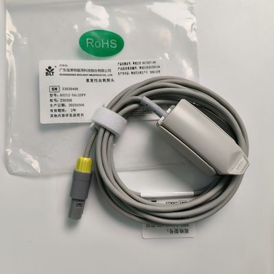 Sonde Oksigen Darah dengan 5 Jarum Konektor Lemo Kuning PN 15-100-0010