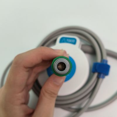 Pemantauan janin dan kontraksi rahim TOCO Probe 6 Pin Single Slot Blue Model MS3-31527