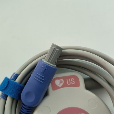 Supervisi Ban US Transducer Untuk F2/F3/F6 Pulsa Jantung Janin US Probe Dual Slot 4 Pin MS3-109301 (D)