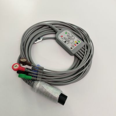 REF EC05DAS061 Monitor Heart Wire Terintegrasi 5 Lead Defibrillation Resistant Buckle Type