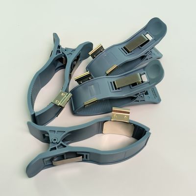 Klip anggota badan Satu Kotak/4 Biru Dua Elektrod Lengan Dua Elektrod Kaki Aperture 4.0mm REF EKG-FJX42
