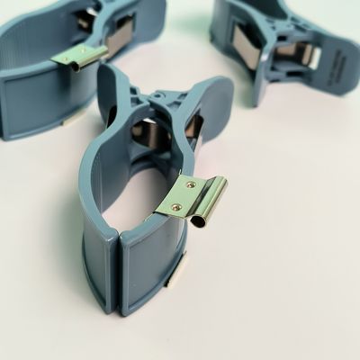 Klip anggota badan Satu Kotak/4 Biru Dua Elektrod Lengan Dua Elektrod Kaki Aperture 4.0mm REF EKG-FJX42