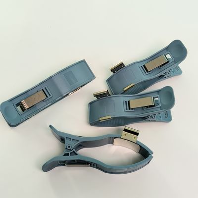 Klip anggota badan Satu Kotak/4 Biru Dua Elektrod Lengan Dua Elektrod Kaki Aperture 4.0mm REF EKG-FJX42