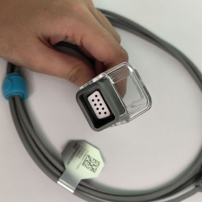 SHEC1 Kabel Ekstensi Probe Oksigen Darah 2M DB9 Adaptor Ke LEMO Colokan 6 Pin Double Slot L2.0m